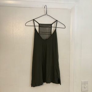 Hunter green tank top